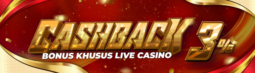 Bonus Cashback  3% (Live Casino)